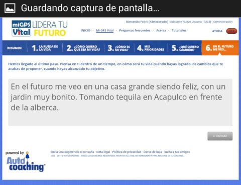 Aplicación coaching móviles