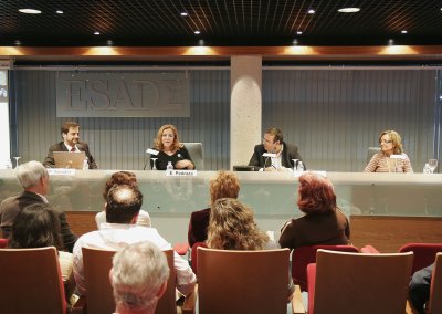 Presentación en el auditorio de Esade