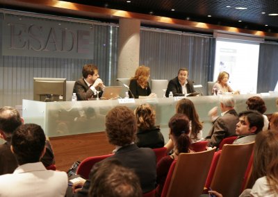 vista publico auditorio esade madrid