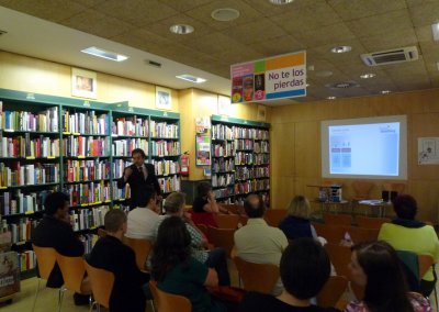 Pedro Amador en la Casa del Libro en Bilbao