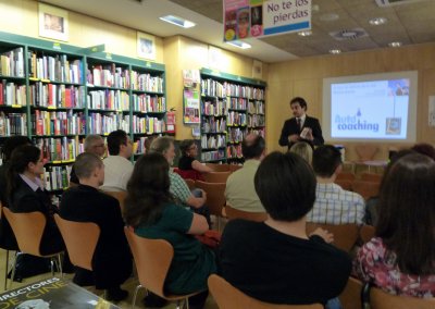 Pedro Amador en la Casa del Libro en Bilbao