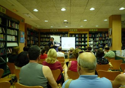Pedro Amador en la Casa del Libro en Valencia