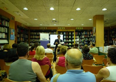 Pedro Amador en la Casa del Libro en Valencia