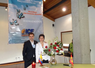 Con la Presidenta ICF Colombia, Isabel Jaramillo