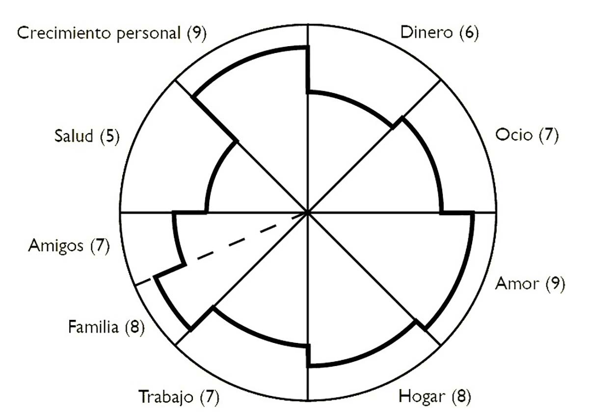 rueda de la vida ejemplos